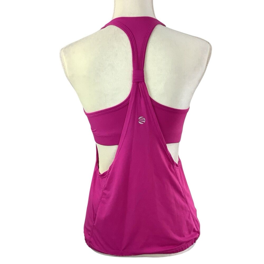 Impact By Jillian Michaels Athletic Tank Top Racer Back Women Small Bright Pink